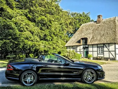 Gebraucht Mercedes SL63 AMG AMG 525 PS (386 kW) 2011 Schwarz Cabrio