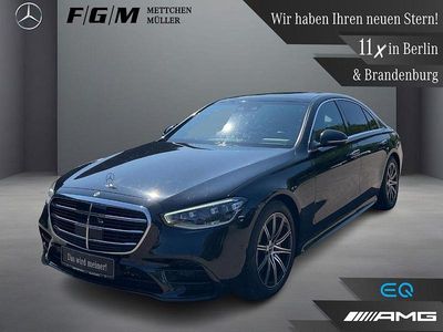 Obsidianschwarz metalliclack Gebraucht 2021 Mercedes S400 AMG line Limousine | 77.670 € (Guter Preis)