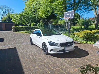 Occasion Mercedes CLA200 AMG line 156 ch (114 kW) 2016 Blanc Coupé