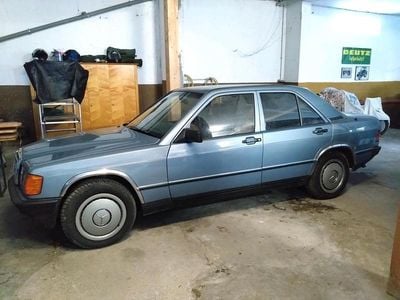 Gebraucht Mercedes 190 1986 Blau Limousine