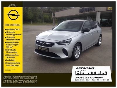 Grau (kristallsilber) Gebraucht 2022 Opel Corsa Elegance Kleinwagen | 18.990 € (Etwas zu teuer)