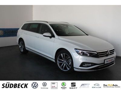 Gebraucht VW Passat Elegance 190 PS (139 kW) 2020 Oryxweiß perlmutteffekt (metallic) Kombi