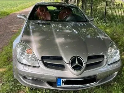 Gebraucht Mercedes SLK350 272 PS (200 kW) 2004 Silber Cabrio