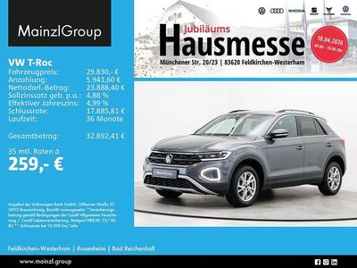 Usata VW T-Roc Life 150 CV (110 kW) 2025 Grigio SUV