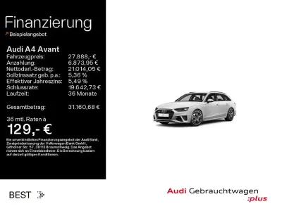 Gebraucht Audi A4 S-Line 204 PS (150 kW) 2023 Ibisweiß Kombi