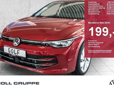 Neu VW Golf VIII Style 150 PS (110 kW) 2026 Rot Limousine