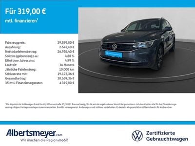 Usata VW Tiguan Active 150 CV (110 kW) 2022 Grigio SUV