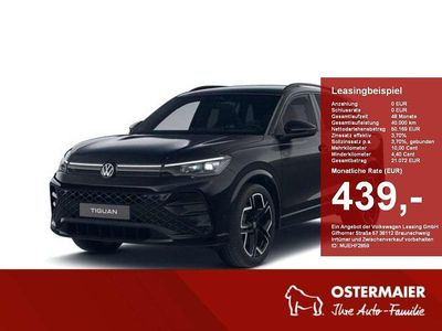 Grenadillschwarz metallic Neu 2026 VW Tiguan R-line SUV | 55.679 €