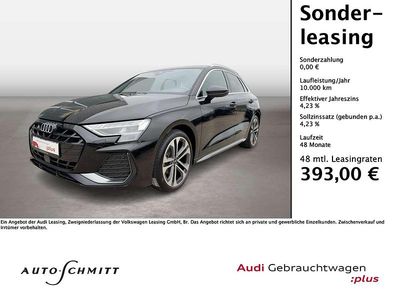Używany Audi A3 S-Line 150 KM (110 kW) 2024 Czarny Sedan/Limuzyna