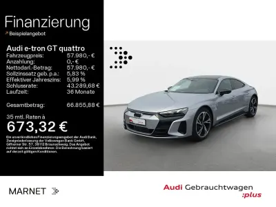Gebraucht Audi e-tron GT quattro Premium 350 kW (476 PS) 2023 Florettsilber metallic Limousine