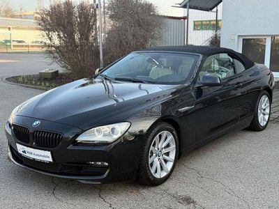 Gebraucht BMW 640 Cabriolet Performance 320 PS (235 kW) 2011 Black sapphire metallic Cabrio