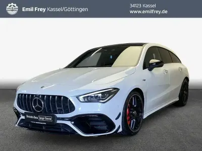 Gebraucht Mercedes CLA45 AMG Night 421 PS (309 kW) 2023 Weiß Kombi