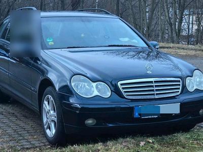 Gebraucht Mercedes C180 2003 Blau Kombi
