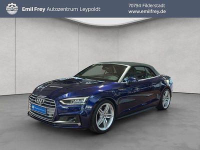 Gebraucht Audi A5 Cabriolet S-Line 245 PS (180 kW) 2019 Blau Cabrio