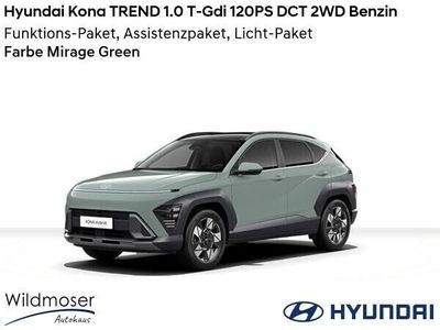 gebraucht Hyundai Kona ❤️ TREND 1.0 T-Gdi 120PS DCT 2WD Benzin ⌛ Sofort verfügbar! ✔️ mit 3 Zusatz-Paketen
