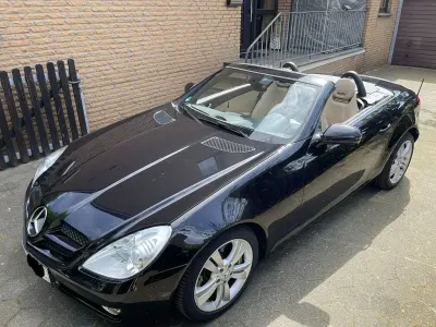 Brugt Mercedes SLK350 305 HK (224 kW) 2008 Sort Cabriolet