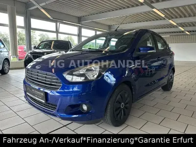Gebraucht Ford Ka Plus Cool & Sound Edition 86 PS (63 kW) 2017 Blau Kleinwagen