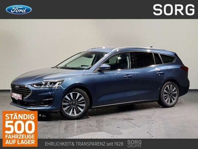Gebraucht Ford Focus Titanium X 116 PS (85 kW) 2023 Blau, chrome blue metallic Kombi