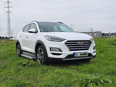Gebraucht Hyundai Tucson Premium 177 PS (130 kW) 2020 Weiß SUV