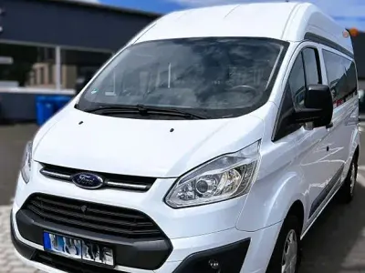 Gebraucht Ford Transit Custom 101 PS (74 kW) 2016 Weiß Van / Kleinbus