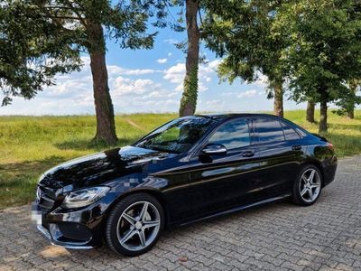Schwarz Gebraucht 2014 Mercedes C200 AMG line Limousine | 13.500 € (Fairer Preis)