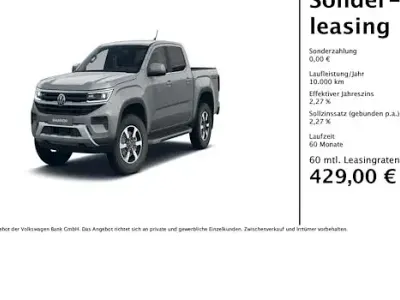 Ny VW Amarok Life 205 HK (150 kW) 2026 Grå Pickup / Ladvogn