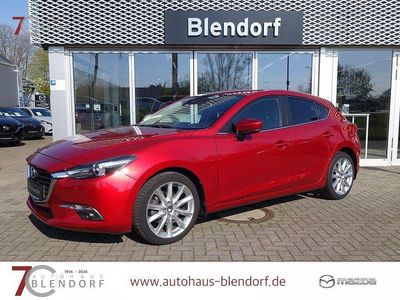 Gebraucht Mazda 3 Exclusive-Line 120 PS (88 kW) 2018 Rot Limousine