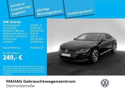 Gebraucht VW Arteon R-line 190 PS (139 kW) 2023 Deep black perleffekt Limousine