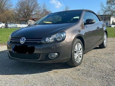Braun Gebraucht 2014 VW Golf Cabriolet Life Cabrio | 9.900 € (Fairer Preis)