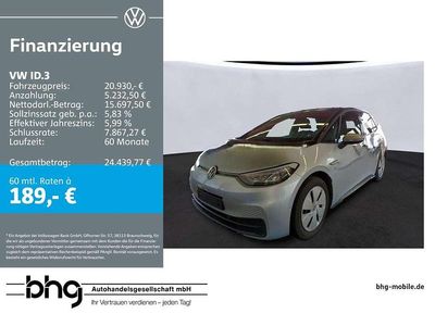 Usata VW ID.3 Pure 110 kW (150 CV) 2023 Nero Utilitaria