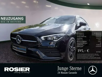 Gebraucht Mercedes CLA250 AMG 160 PS (117 kW) 2021 Schwarz / nachtschwarz Limousine