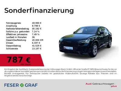 Gebraucht Audi Q3 Sportback S-Line 193 PS (141 kW) 2024 Mythosschwarz metallic SUV