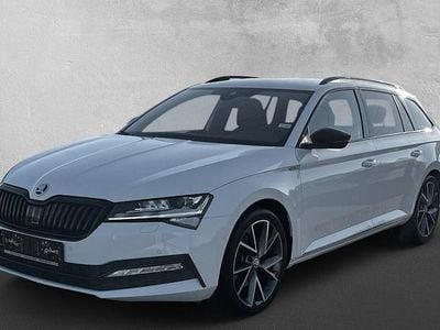 Moonweiß perleffekt Gebraucht 2022 Skoda Superb SportLine Kombi | 25.490 € (Guter Preis)