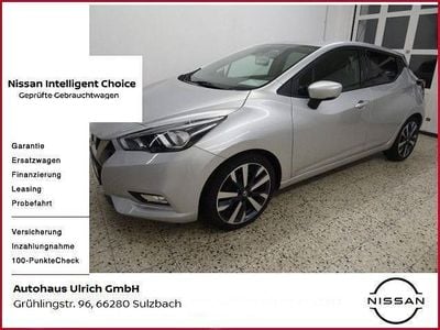 Gebraucht Nissan Micra Tekna 90 PS (66 kW) 2019 Silber Kleinwagen