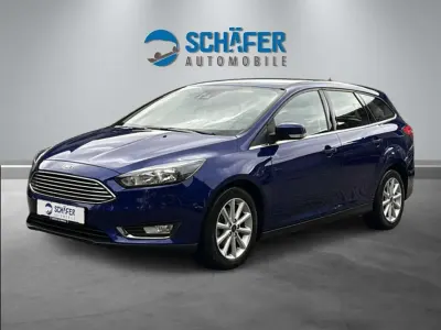 Gebraucht Ford Focus Titanium 125 PS (91 kW) 2016 Indicblau metallic Kombi