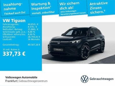 Gebraucht VW Tiguan R-line 265 PS (194 kW) 2025 Grenadillschwarz metallic SUV