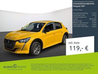 Gebraucht Peugeot e-208 100 kW (136 PS) 2022 Gelb Kleinwagen