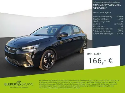 Używany Opel Corsa-e Elegance 100 kW (136 KM) 2021 Czarny Hatchback