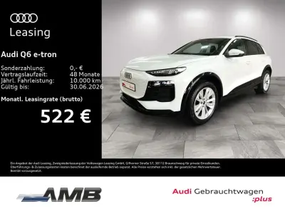 Gebraucht Audi Q6 e-tron Sport 185 kW (252 PS) 2025 Gletscherweiß metallic SUV