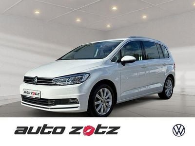 Gebraucht VW Touran Highline 150 PS (110 kW) 2021 Weiß Van / Kleinbus