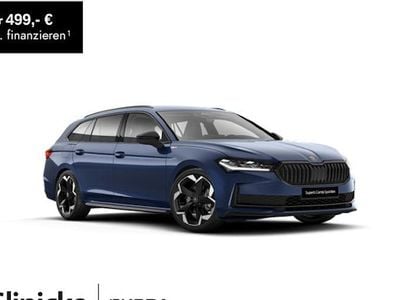 Atlantikblau metallic Neu 2026 Skoda Superb SportLine Kombi | 46.950 € (Superpreis)