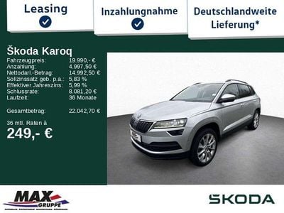 Silber Gebraucht 2019 Skoda Karoq Style SUV | 19.990 € (Fairer Preis)