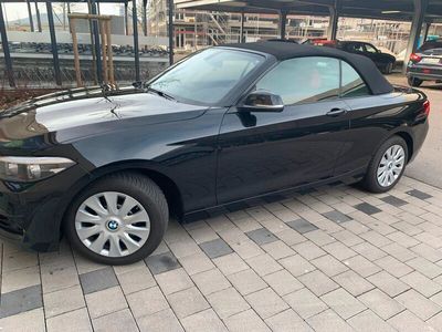 gebraucht BMW 218 D Cabriolet schwarz - Sport-Line