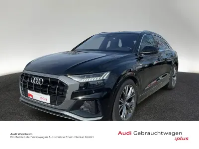 Gebraucht Audi Q8 S-Line 286 PS (210 kW) 2022 Mythosschwarz metallic SUV