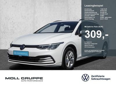 Weiß Gebraucht 2022 VW Golf VIII Life Kombi | 22.540 € (Guter Preis)