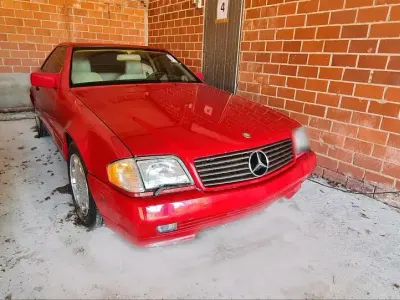 Brugt Mercedes SL320 231 HK (169 kW) 1994 Rød Cabriolet