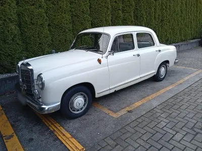 Gebraucht Mercedes 180 68 PS (50 kW) 1962 Weiß Limousine