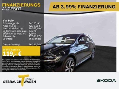 Usata VW Polo R-line 95 CV (69 kW) 2024 Nero Utilitaria