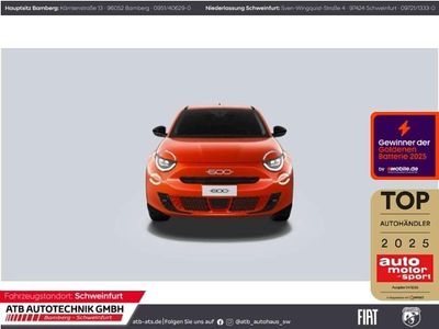 Nuova Fiat 600 La Prima 114 kW (156 CV) 2025 Arancione Berlina