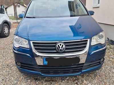 Gebraucht VW Touran Highline 140 PS (102 kW) 2008 Blau Van / Kleinbus
